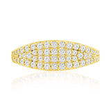 The "Arabella" Gold Crystal Ring