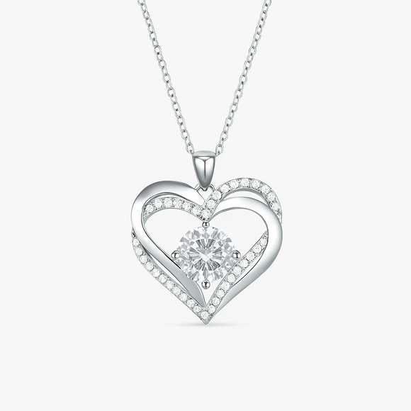 Sterling Silver Heart Necklace