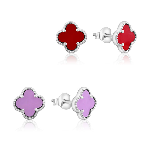 2pk Sterling Silver Earrings