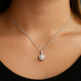 Sterling Silver Moissanite Necklace