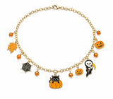 Trick or Treat Halloween Charm Necklace 3 Options