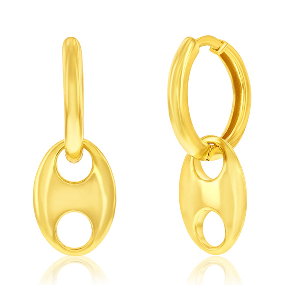 Sterling Silver Fancy Puffed Earrings
