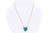 Donatello Gian 14K Gold Plated Genuine Turquoise Necklace