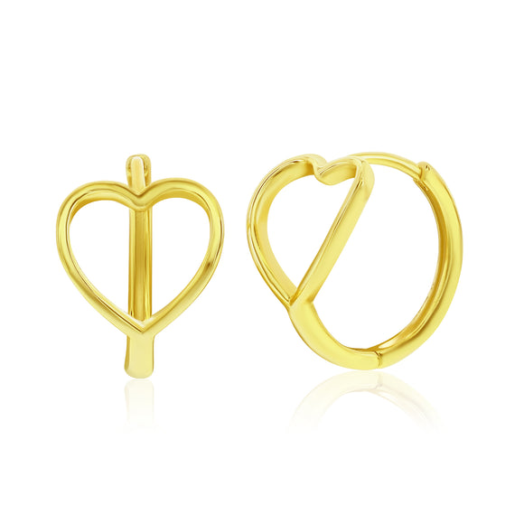 Sterling Silver Heart Earrings