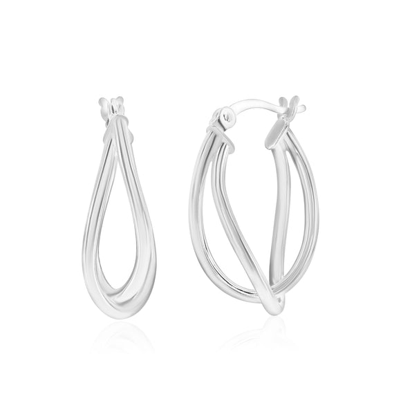 925 Sterling Silver Infinite Hoops