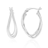 925 Sterling Silver Infinite Hoops