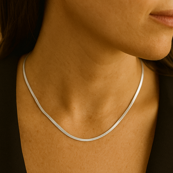 Sterling Silver Stacking Necklace