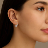 Sterling Silver Heart Hoops