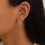 925 Sterling Silver Infinite Hoops