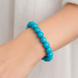 Turquoise Ball Stretch Bracelet