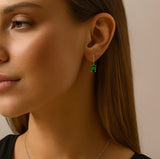 2PK Sterling Silver Created Earrings