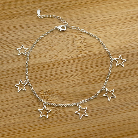 Adjustable Star Charm Bracelet
