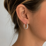 Sterling Silver Classic Endless Hoops