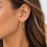 Heart Hoop Earrings