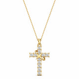 Crystal Cross Necklace