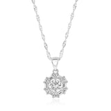 Sterling Silver Moissanite Necklace