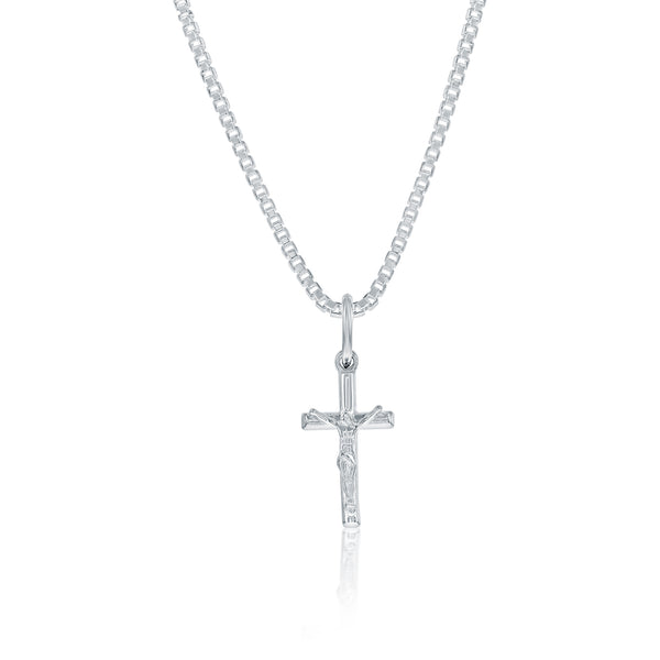 Sterling Silver Cross Necklace – Donatello Gian