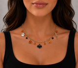 Trick or Treat Halloween Charm Necklace 3 Options