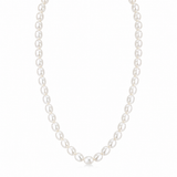 Oval Pearl Necklace