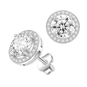 The "Halo" Crystal Stud Earrings