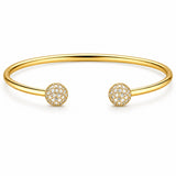 Pavé Crystal Open Cuff Bracelet