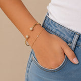 Pavé Crystal Open Cuff Bracelet