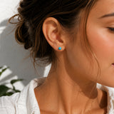 925 Sterling Silver Turquoise Ball Studs Earrings