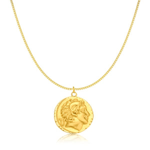 Medallion Coin Pendant Necklace