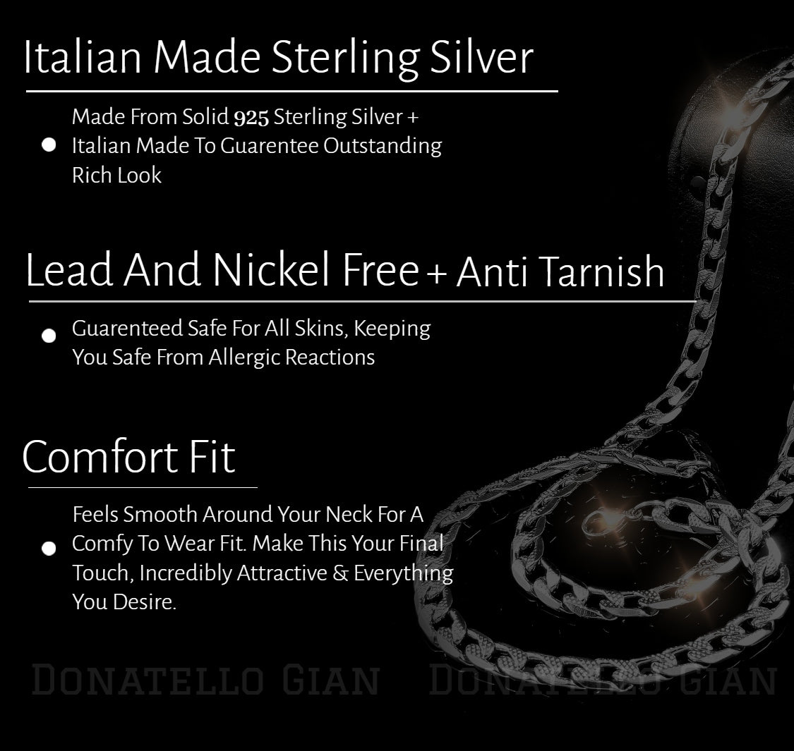 Sterling Silver 925 Bead Ball Chain 2MM, 16