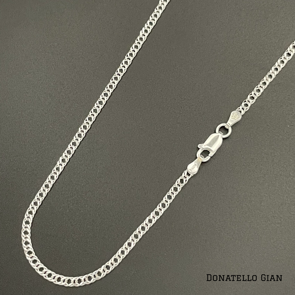 Wholesale 925 terling Ilver Chains Necklace Whole Curb Cuban Link Chains 925 Ilver Cuban Link chain,2 Pieces Wholesale 925 terling Ilver Chains Necklace Whole Curb Cuban Link Chains 925 Ilver Cuban Link chain,2 Pieces