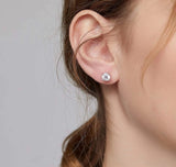 925 Sterling Silver Round Studs