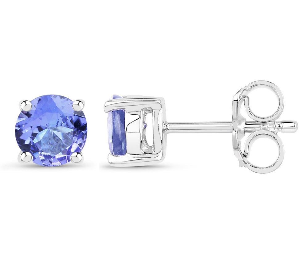 925 Sterling Silver Tanzanite Earrings – Donatello Gian